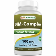 DIM Complex 100 mg, 120 Capsules, Best Naturals