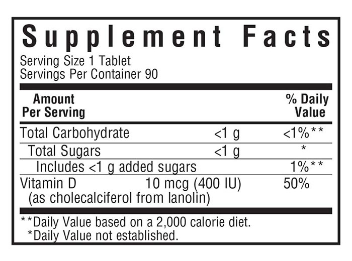 Buy Nutrition EarthSweet Chewables Vitamin D3 400 IU