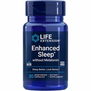 Enhanced Sleep without Melatonin, 30 Vegetarian Capsules, Life Extension