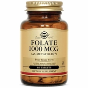 Folate 1000 mcg, 120 Tablets, Solgar
