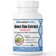 GenuinePurity Green Tea Extract, 60 Capsules, Leading Edge Health
