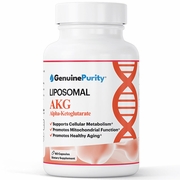 GenuinePurity Liposomal AKG (Alpha-Ketoglutarate), 60 Capsules, Leading Edge Health