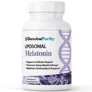 GenuinePurity Liposomal Melatonin, 60 Capsules, Leading Edge Health