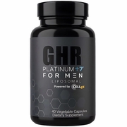 GHR Platinum+7 for Men, 40 Vegetable Capsules, NaturesTech Inc