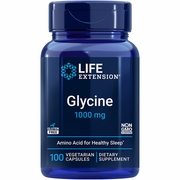 Glycine 1000 mg, 100 Vegetarian Capsules, Life Extension