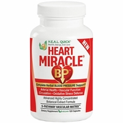 Heart Miracle BP, Complete Herbal Blood Pressure Support, 120 Capsules, H.E.A.L QUICK (Century Systems)