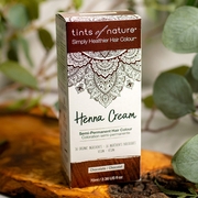 Henna Cream Semi-Permanent Hair Colour Chocolate, 2.46 oz, Tints of Nature
