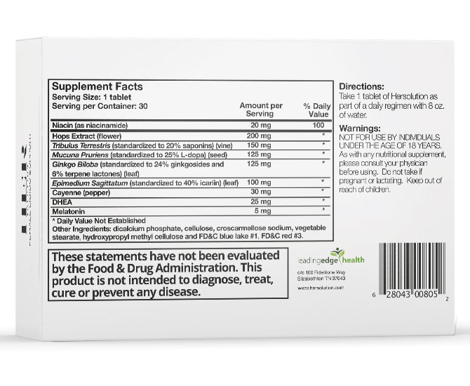 Buy Leading Edge Health HerSolution, Natural Enhancement Supplement