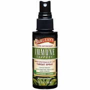 Immune Support Throat Spray - Peppermint Flavor, 1.5 oz, Barlean's Organic Oils