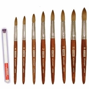 Kyoko Kolinsky Nail Brush (Short Original Wood Handle) # 10