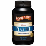 Lignan Flax Oil Soft Gels, Value Size, 250 Softgels, Barlean's Organic Oils