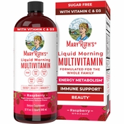 Liquid Morning Multivitamin, Raspberry, 30 oz (887 ml), MaryRuth's