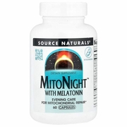 MitoNight with Melatonin, 60 Capsules, Source Naturals