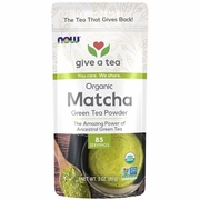 Organic Matcha Green Tea Powder, 3 oz, NOW Foods