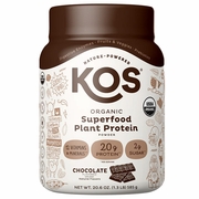 Organic Superfood Plant Protein Powder - Chocolate, 20.6 oz (15 Servings), KOS
