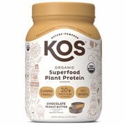 Organic Superfood Plant Protein Powder - Chocolate Peanut Butter, 38.5 oz (28 Servings), KOS