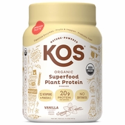 Organic Superfood Plant Protein Powder - Vanilla, 19.6 oz (15 Servings), KOS