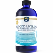 Pet Cod Liver Oil Liquid, Large to Very Large Breed Dogs & Multi-Dog Households, 16 oz, Nordic Naturals