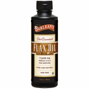 Pet Essentials Flax Oil Liquid for Animals, 12 oz, Barlean's Organic Oils