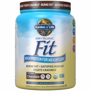 Raw Organic Fit Protein Powder - Chocolate, 461 g (10 Servings), Garden of Life