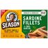 VitaCart Quick Buy - Season Skinless & Boneless Sardine Fillets In 100% Olive Oil, Wild Caught, 4.375 oz x 6 Count