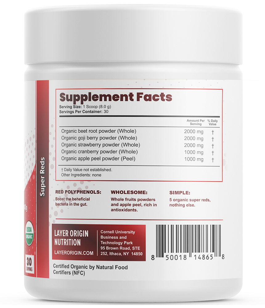 Buy Layer Origin Nutrition Simple Reds, Organic Red Polyphenols Fruit
