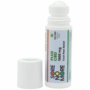 Sore No More PLUS CBD Cool Pain Relief Gel, 3 oz Roll-On
