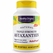 Triple Strength Astaxanthin, 12 mg, 60 Softgels, Healthy Origins