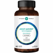 Triple Strength Joint Mover with Vitamin D, 80 Coated Caplets, Vitamin World