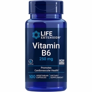 Vitamin B6 250 mg, 100 Vegetarian Capsules, Life Extension