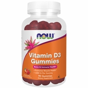 Vitamin D3 Gummies, 90 Gummy Chews, NOW Foods