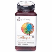 Youtheory Collagen Advanced Formula, Collagen Type 1, 2 & 3 with 18 Amino Acids, 390 Tablets