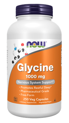 Now Vitamins - Glycine 1,000mg 250 Vcaps