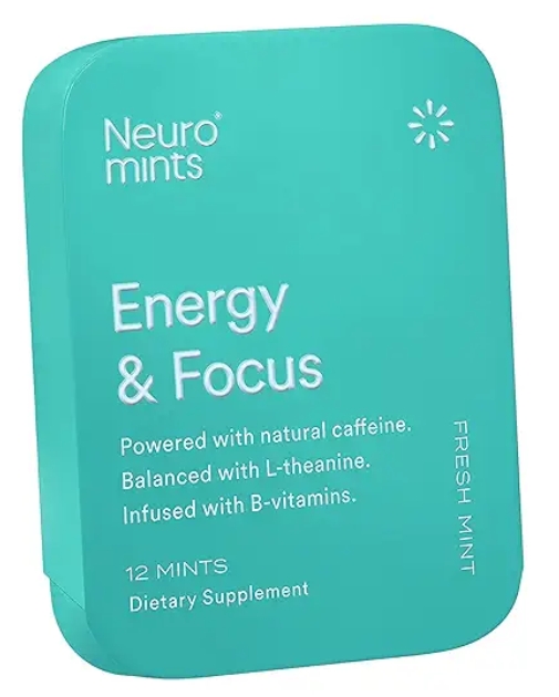 Neuro Energy & Focus Mints Fresh Mint Flavor 12 mints
