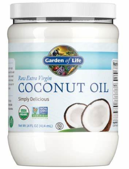 Garden of Life - Extra Virgin Coconut Oil Plastic Jar 14/oz