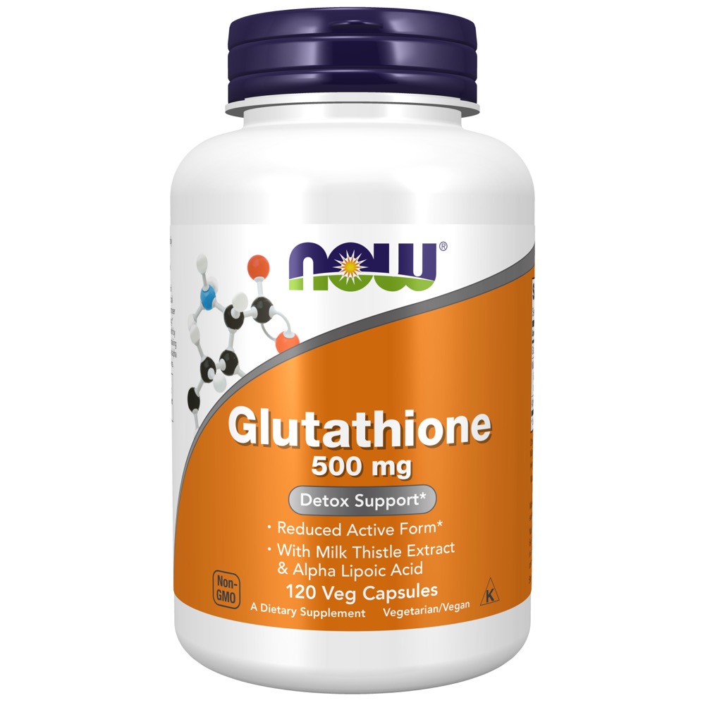 Now Vitamins - Glutathione 500 mg 120 Veg Capsules