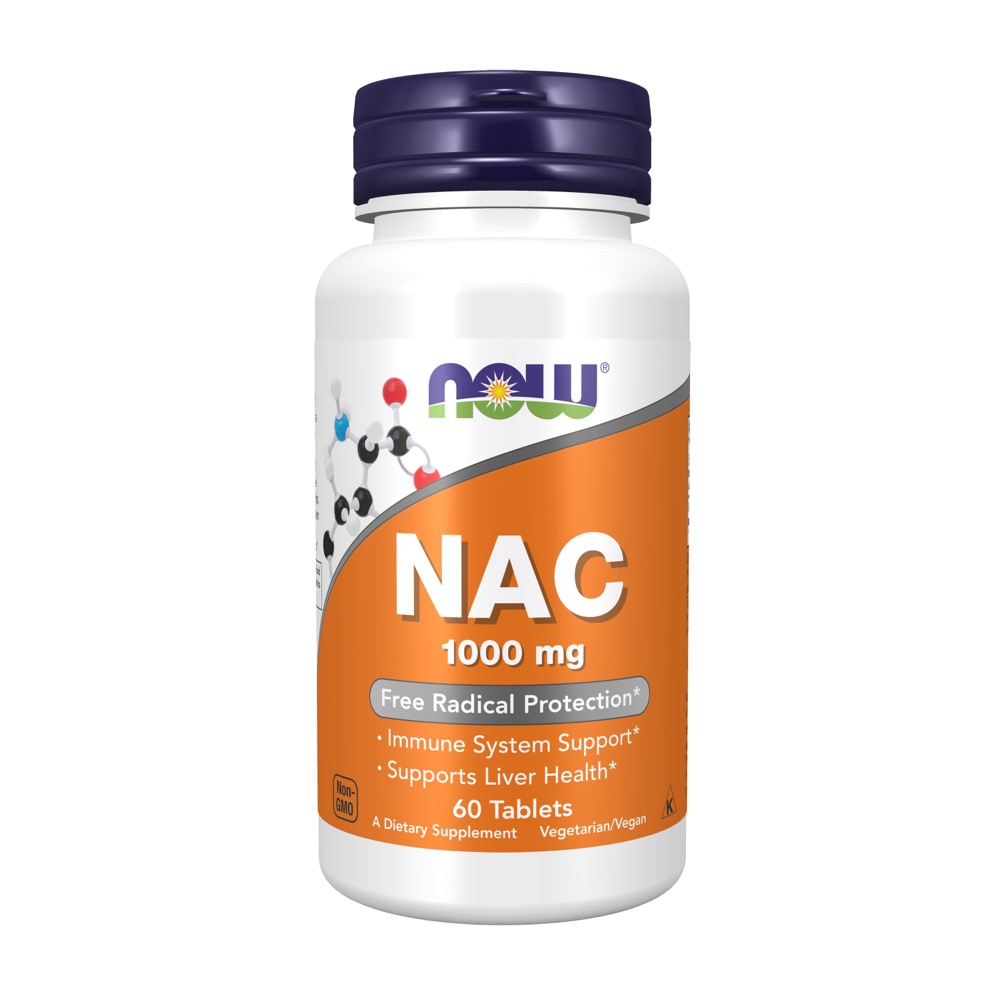 Now Vitamins - NAC 1000 mg 60 Tablets