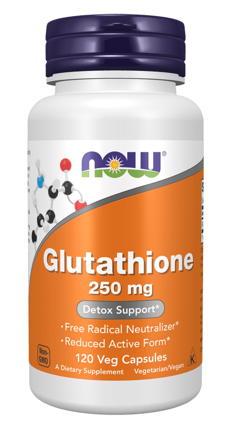 Now Vitamins - Glutathione 250 mg 120 Veg Capsules