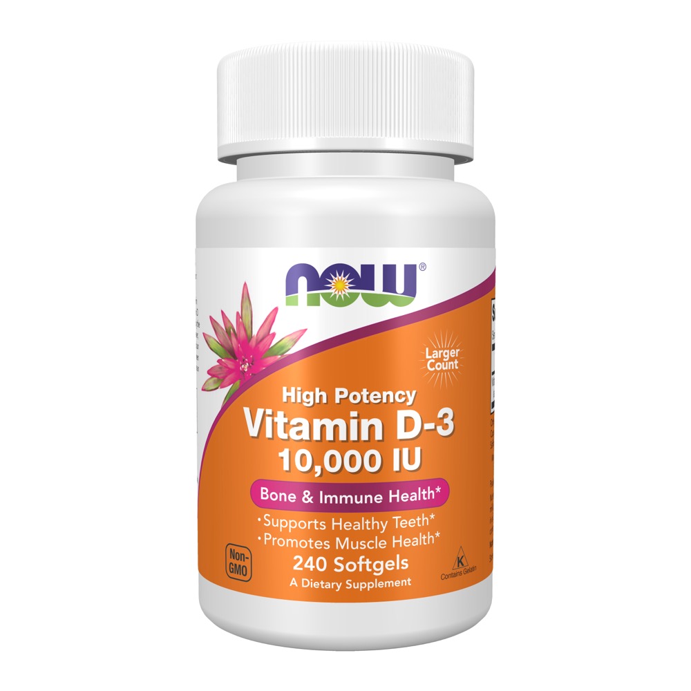Now Vitamins - D-3 (Vitamin) 10,000 IU 240 Softgels