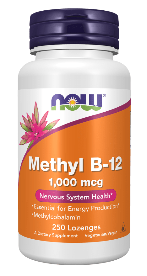 Now Vitamins - B-12 (Methyl) 1,000 mcg 250 Lozenges