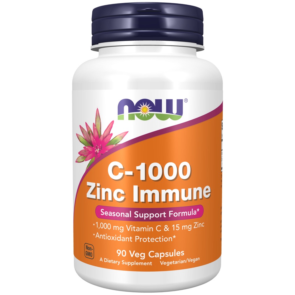 Now Vitamins - C-1000 Zinc Immune 90 Veg Capsules