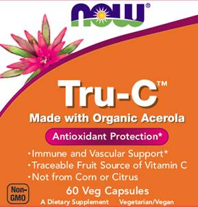 Now Vitamins -  Tru-C 100 mg 60 Veg Capsules     TEMPORARILY UNAVAILABLE