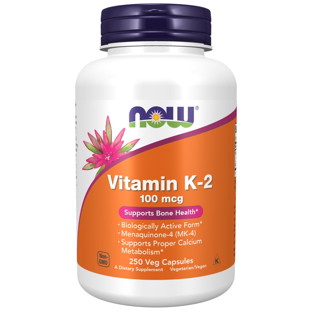 Now Vitamins - Vitamin K-2 100 mcg 250 veg caps