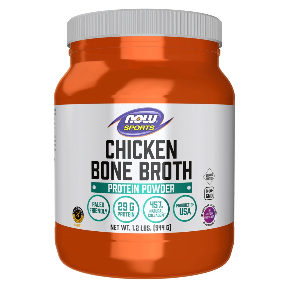 Now Vitamins -  Bone Broth, Chicken Powder 1.2 lbs
