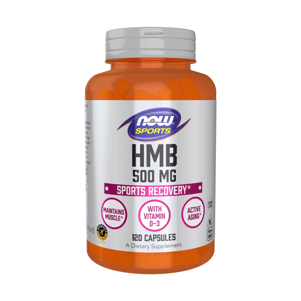 Now Vitamins - HMB 500 mg - 120 Veg Capsules
