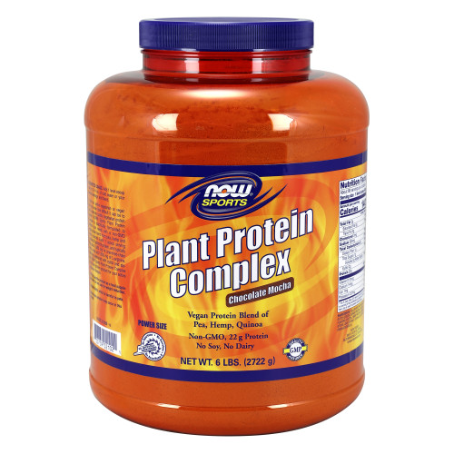 Now Vitamins - Plant Protein Complex Dutch Cocoa 6 lbs-out of stock