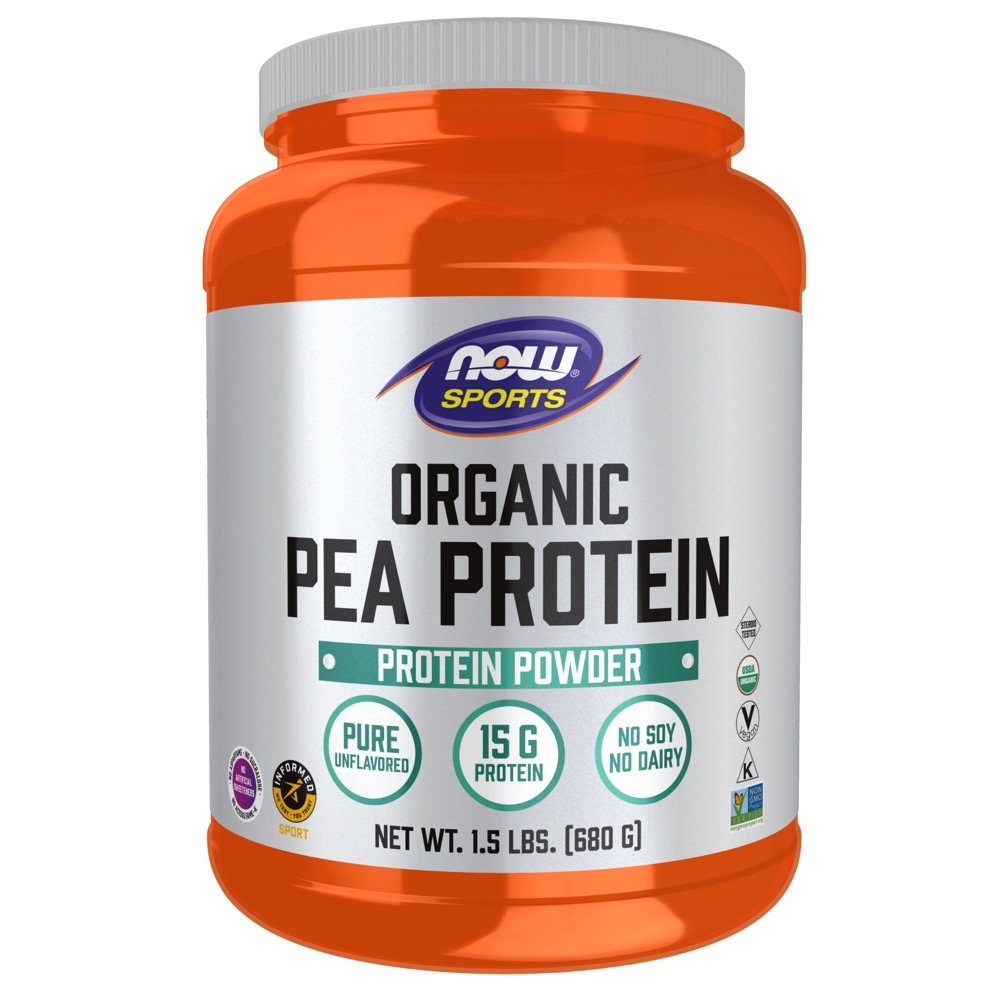 Now Vitamins - Organic Pea Protein 1.5 Lbs