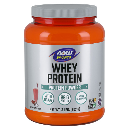 Now Vitamins - Whey Protein Concentrate Strawberry 2 Lb     TEMPORARILY UNAVAILABLE