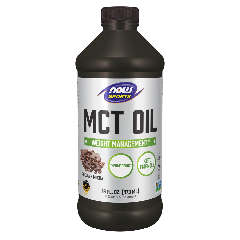 Now Vitamins - MCT Oil, Chocolate Mocha 16 fl.oz.