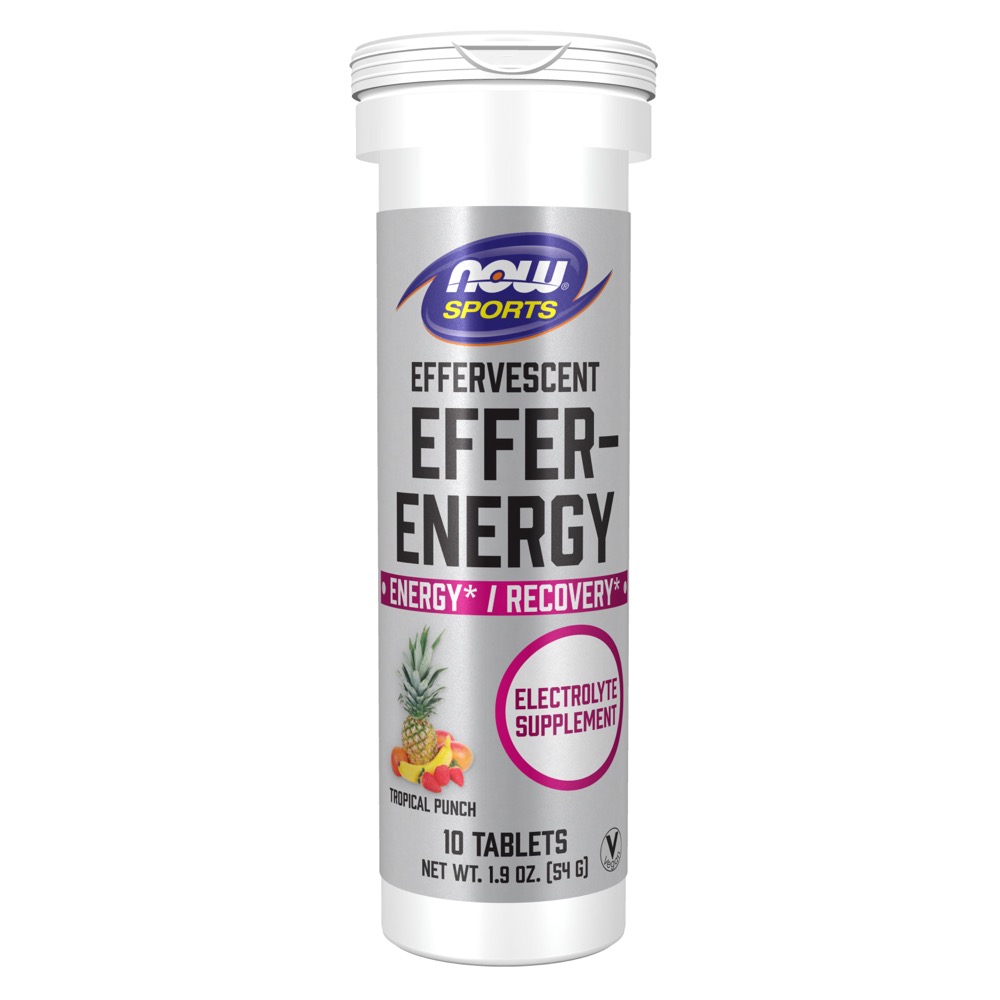 Now Vitamins - Effer-Hydrate Effervescent Tropical Punch 10 Tablets